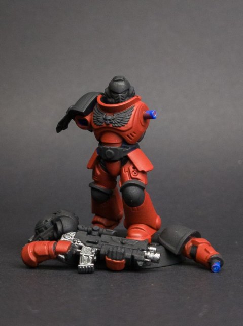 How I paint a Space Marine, stage 3: Basecoats