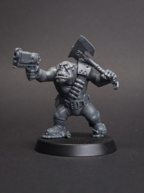 How I paint an Ork, stage 1: Build and clean