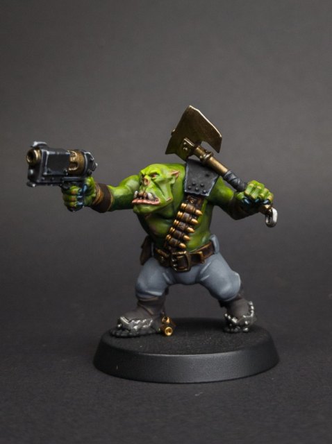 How I paint an Ork, stage 7: Details
