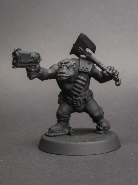 How I paint an Ork, stage 2: Prime