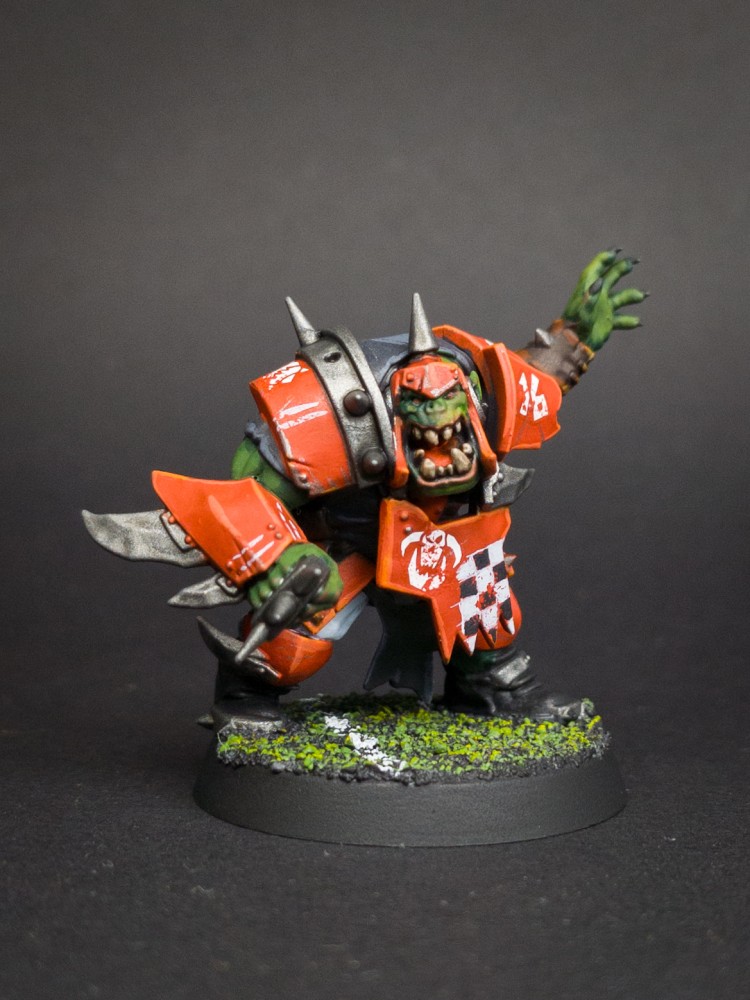 Gouged Eye (Blood Bowl) - Orks - Blood Bowl, painted miniature by Ray Larose