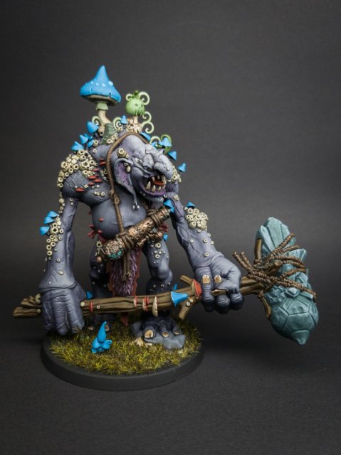 Dankhold Troggoth, Gloomspite Gitz, painted miniature