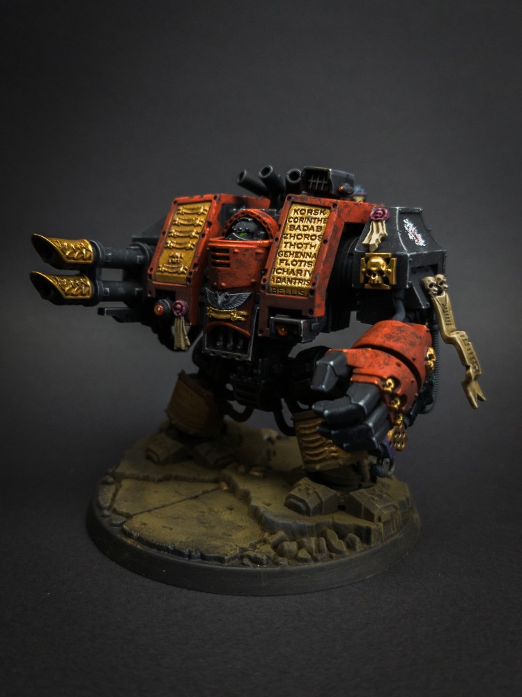 Dreadnought, Blood Angels, painted miniature