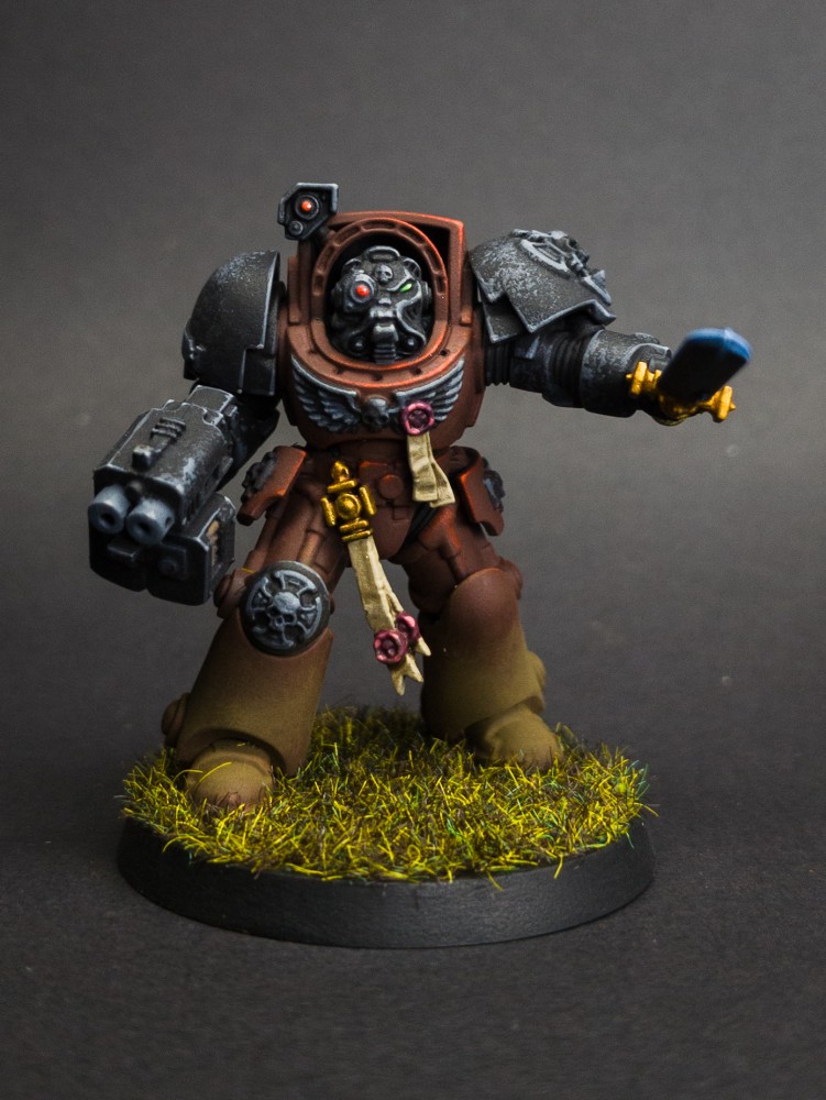 Flesh Tearers - Terminators, Blood Angels, painted miniature