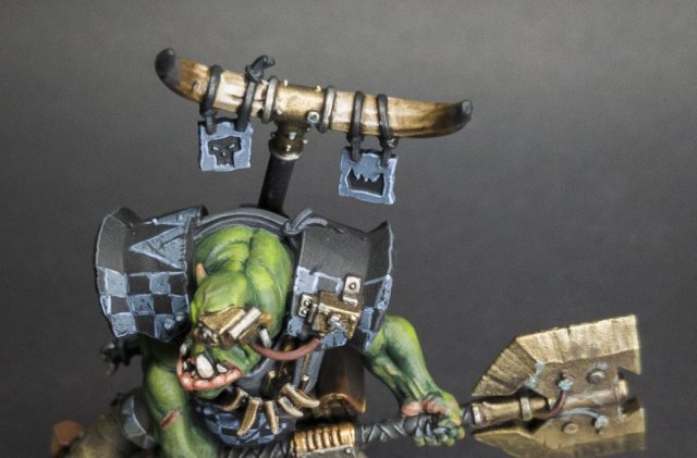 Horns & Ork Teeth, bone painting recipe